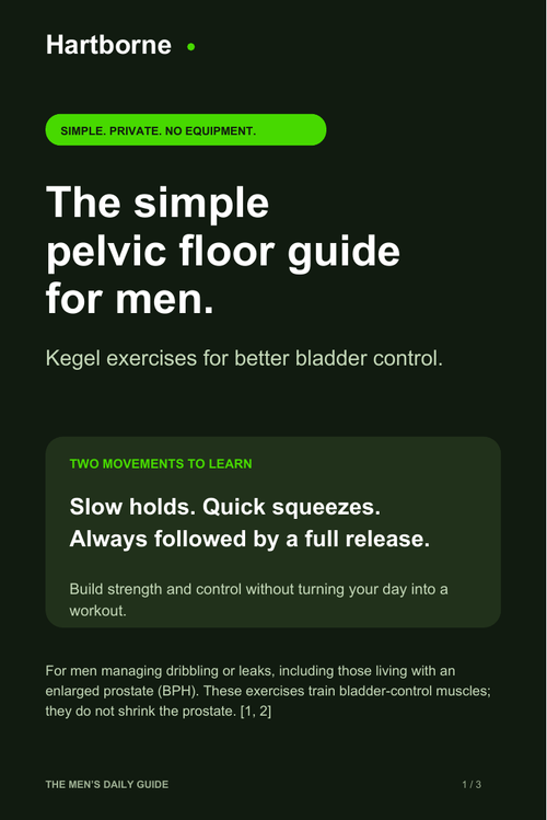 Hartborne — The Simple Pelvic Floor Guide for Men