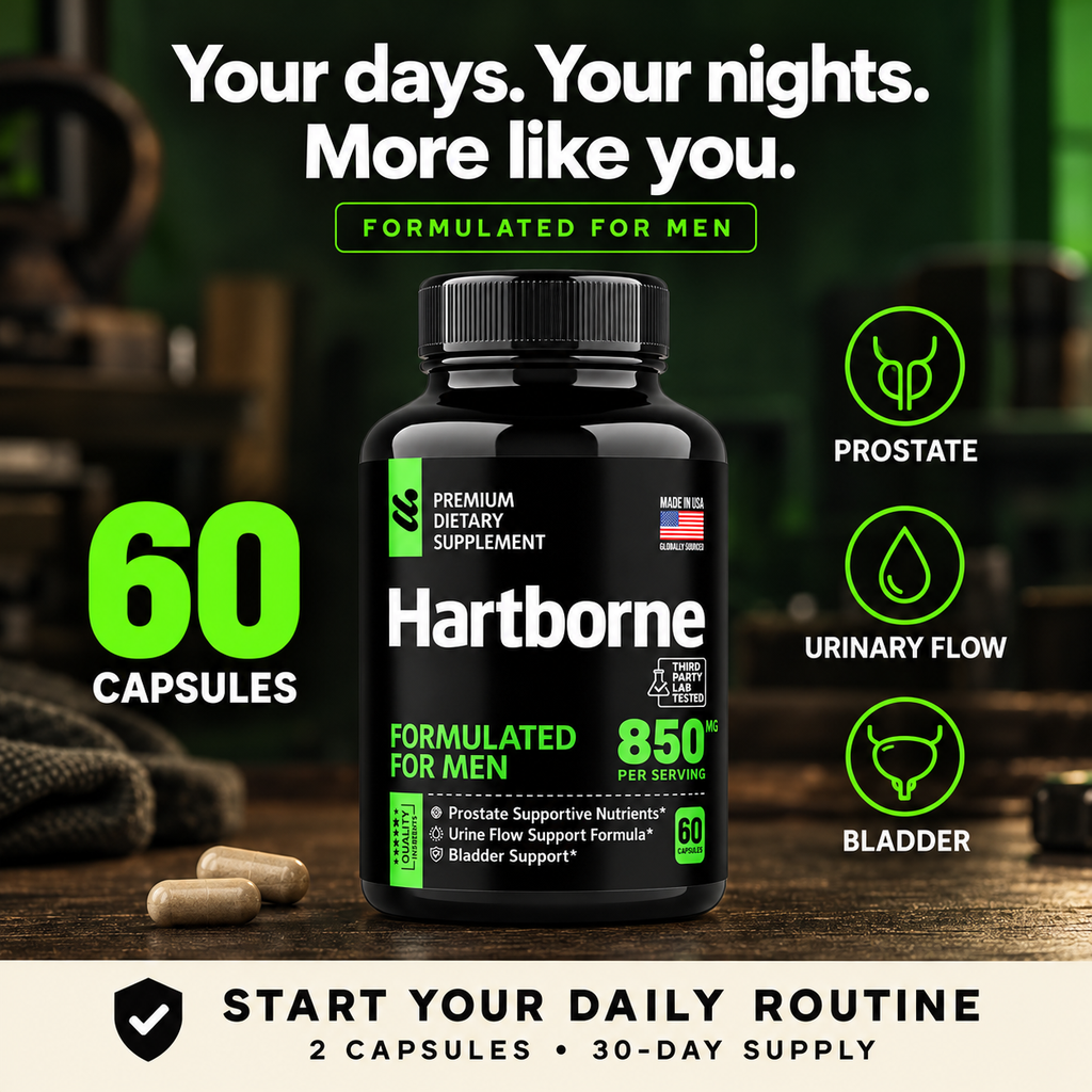Hartborne daily formula · 60 capsules and daily support