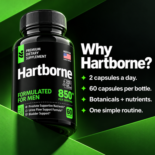 Hartborne bottle and daily routine overview