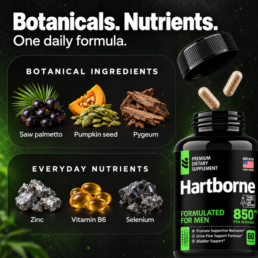 Hartborne botanicals and nutrients formula