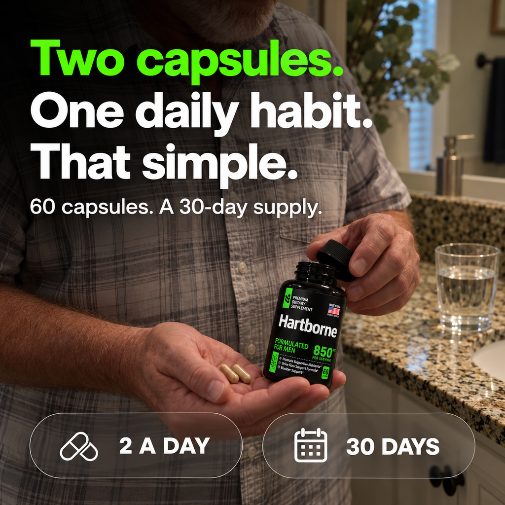 Hartborne two capsules daily routine