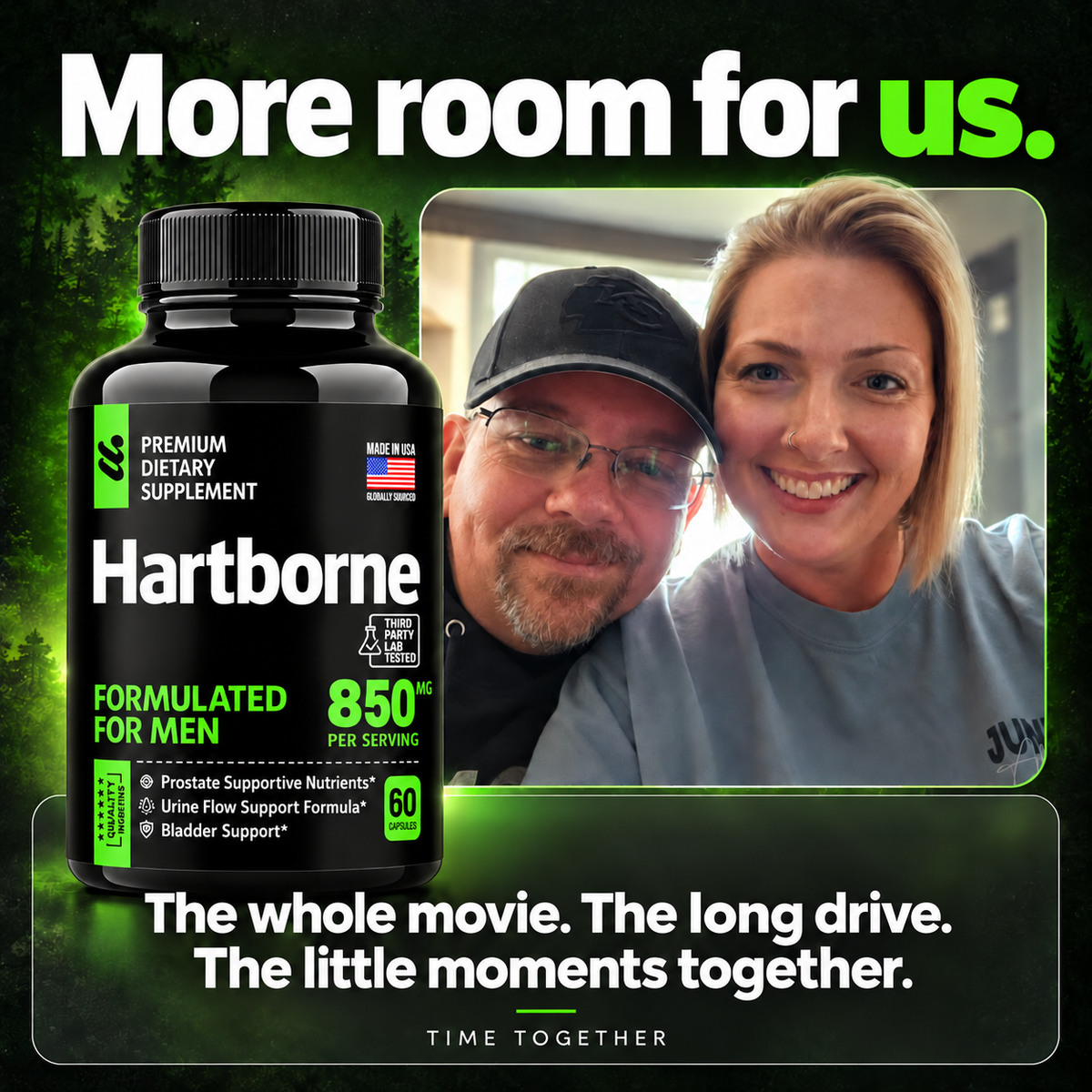 Hartborne daily prostate and urinary formula · time together