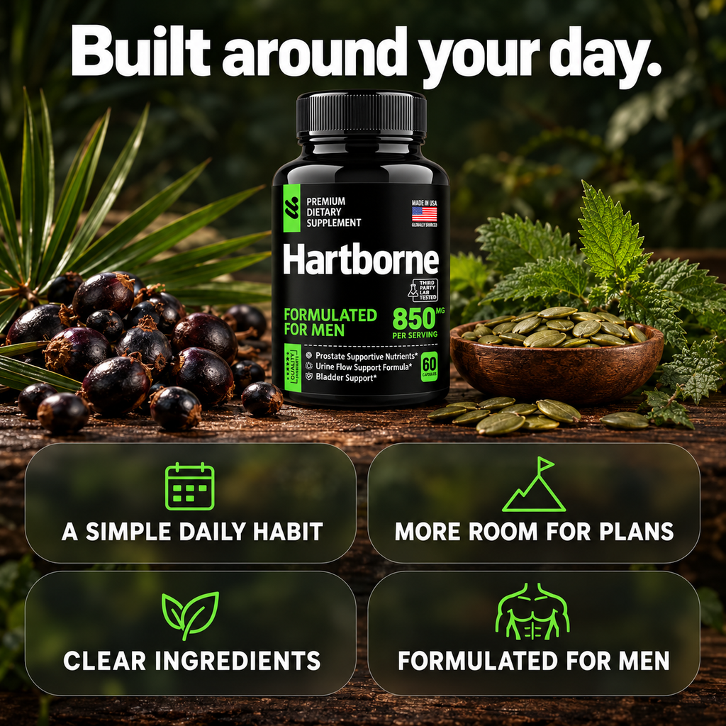 Hartborne daily habit and botanical ingredients